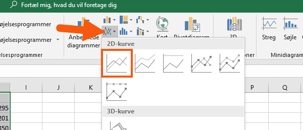 Komplet guide til diagrammer i Excel indsæt et diagram i 3 trin