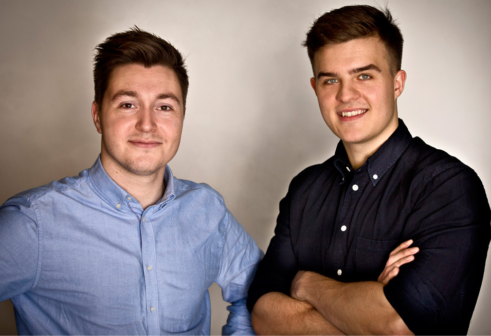 Kasper Langmann (tv.) og Mikkel Sciegienny (th.)