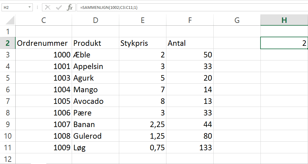 Lær At Gange i Excel (Nem Multiplikation i Regnearket)