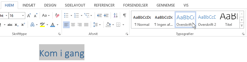 billede 2 Overskrift typografi