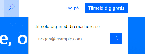 Tilmeld Microsoft Flow Tilmeld Microsoft Flow
