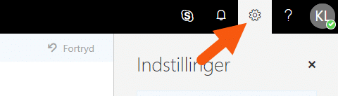 Outlook online indstillinger
