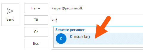 Outlook send email til gruppe Outlook send email til gruppe
