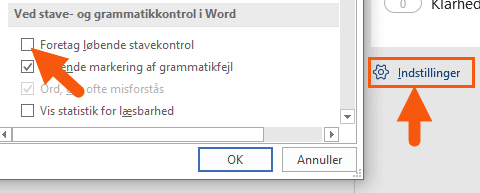 Word slå automatisk stavekontrol fra Word slå automatisk stavekontrol fra