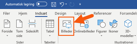Word indsæt billede