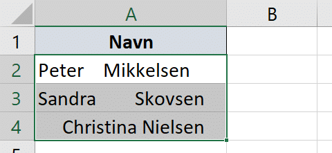 Marker celler til søg og erstat Marker celler til søg og erstat
