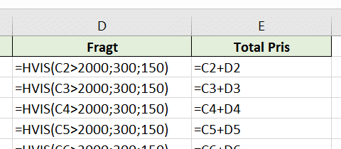 Datavalidering fra båndet i Excel