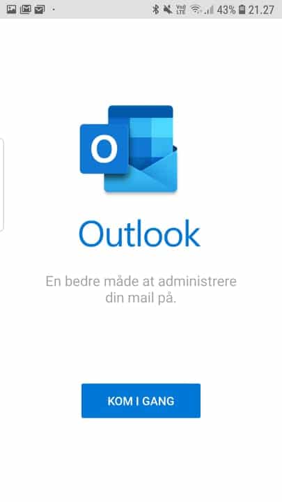 Kom i gang med outlook til android Kom i gang med outlook til android