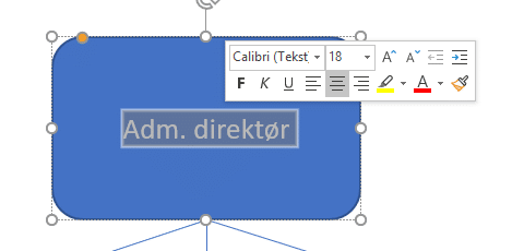 Skriv tekst i kasser til organisationsdiagram Skriv tekst i kasser til organisationsdiagram