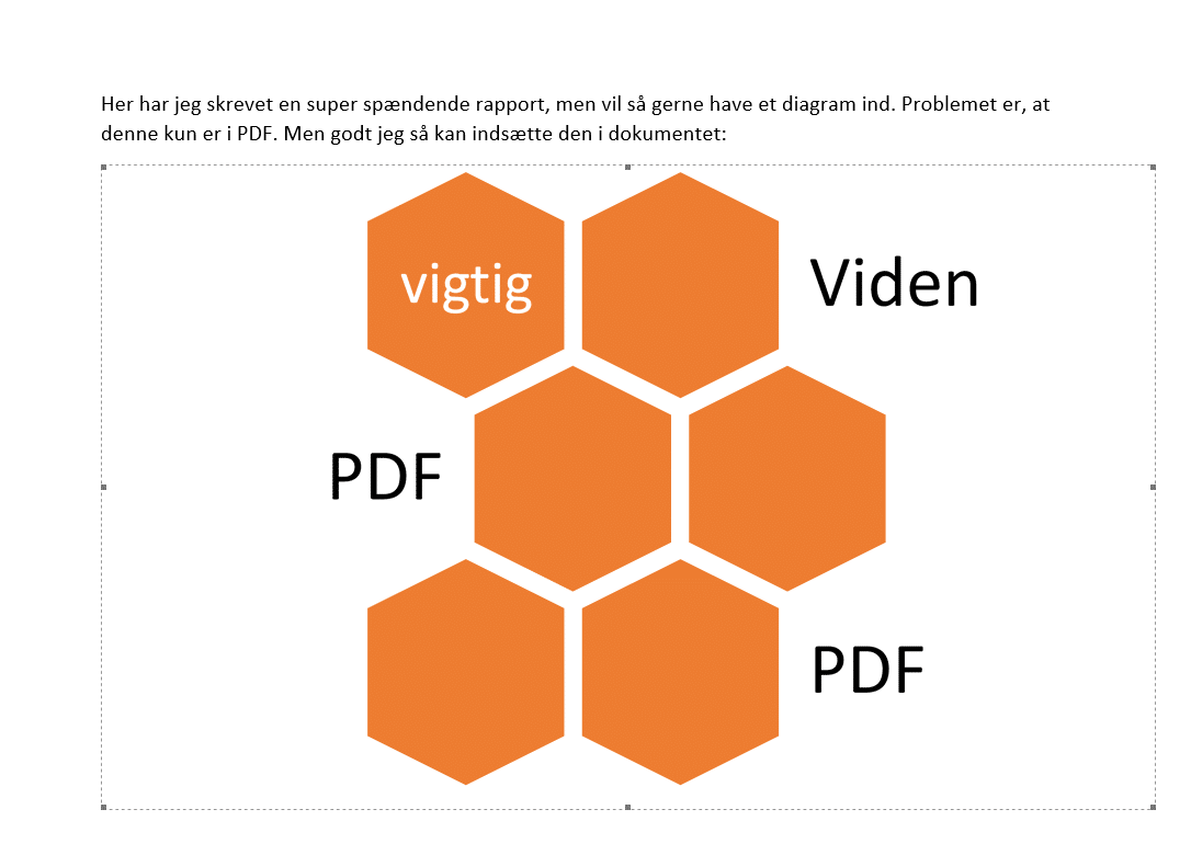 7 PDF grafik indsat i et Word-dokument
