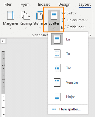 Screenshot_1 Knappen 'Spalter' i Word