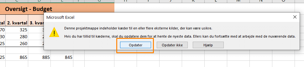 Screenshot_13.5 Eksempel med opdatering af sammenkædning