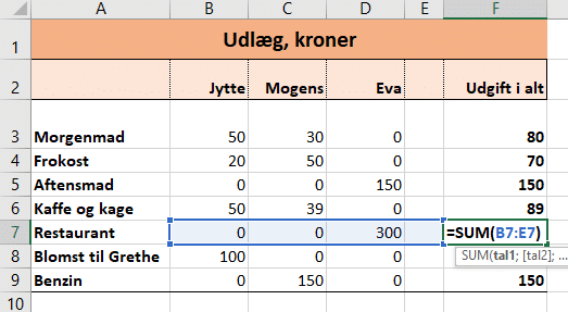 Screenshot_14 Eksempel med kopiering af SUM
