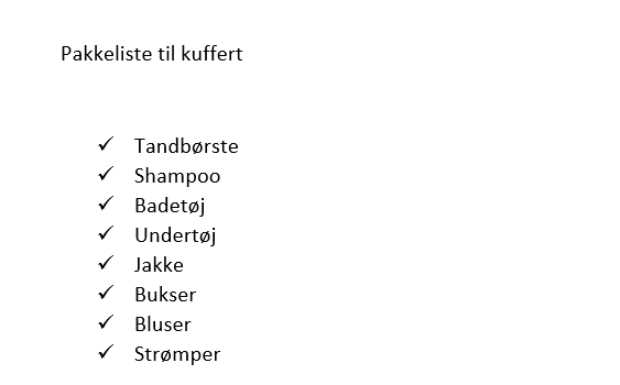 Screenshot_6 Eksempel på punktopstilling med flueben