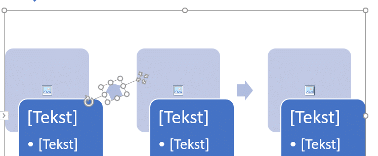 Eksempel på at dreje element
