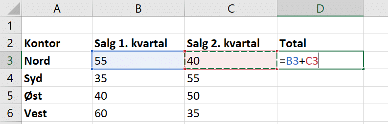 relativ reference Eksempel på relativ reference