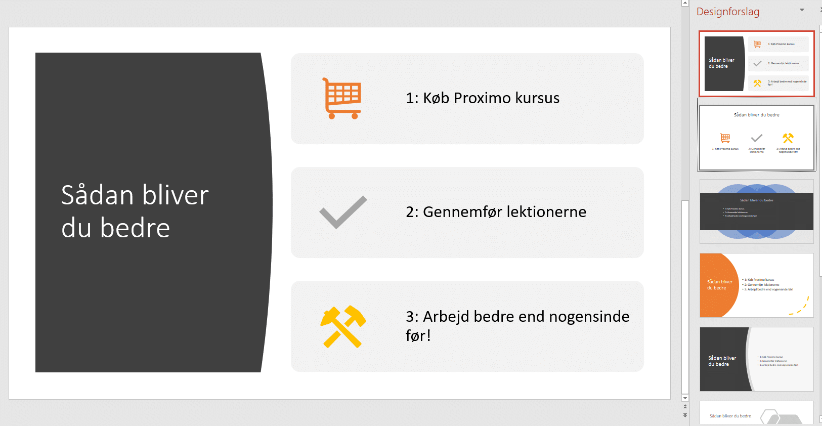 Eksempel grafik af liste Eksempel på liste med grafik