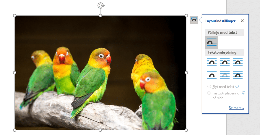 ombryd Eksempel på tekstombrydning