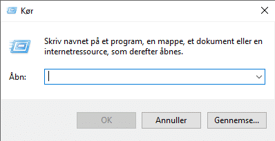 Kør Eksempel på 'Kør'
