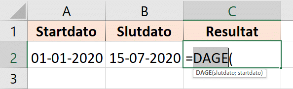 DAGE syntaks i eksempel DAGE syntaks i eksempel