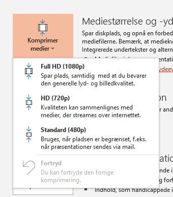 Kvalitet ved komprimering