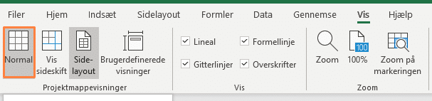Visninger Eksempel på visning