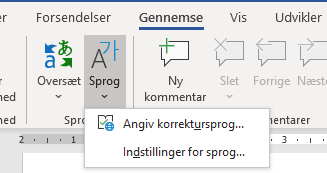 Angiv korrektursprog Angiv korrektursprog.