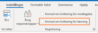 Anmod om kvittering for læsning