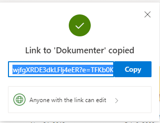 Kopieret link Eksempel på kopieret link