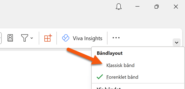 1 Vælg klassisk bånd