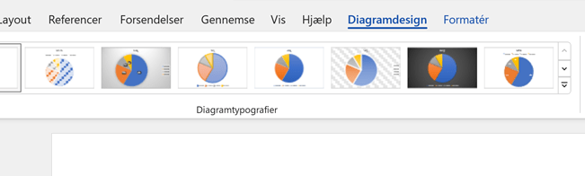 6 diagramtypografier til dit diagram i word
