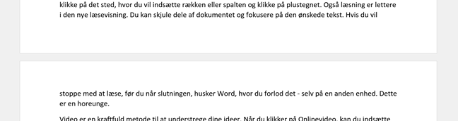 4 beskyt mod horeunger er slået til - eksempel