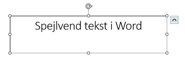 Skriv din tekst og ændr eventuelt skrifttype mm.