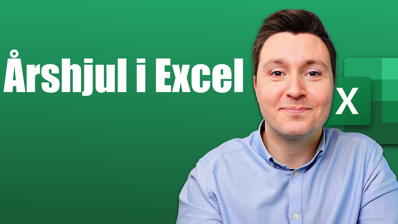 Årshjul i Excel